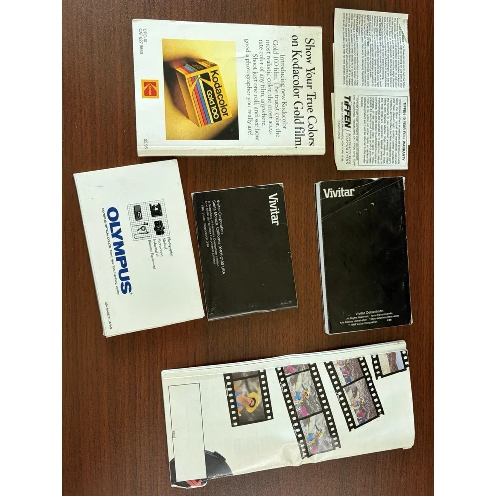 Vivitar Series 1 Camera Booklets Info Pamphlets Lot Vintage